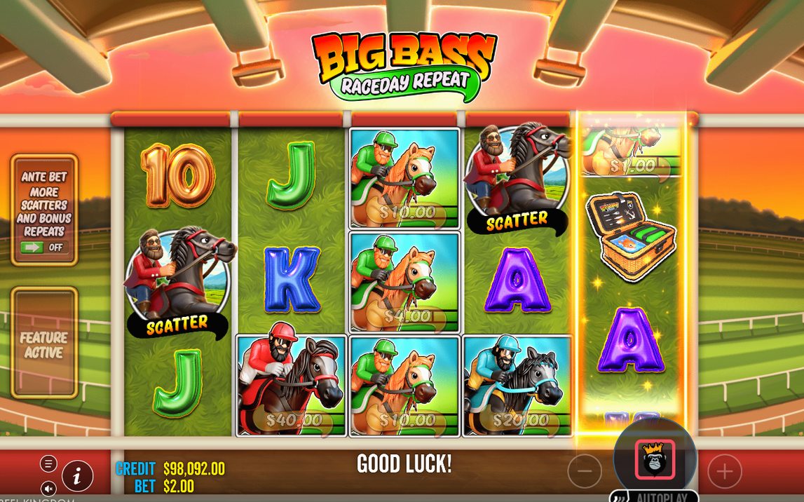 Runde Free Spins mit erhöhten Multiplikatoren und mehr Pferden
